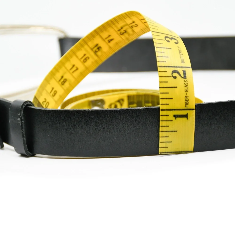 DANIER Black Leather Belt with Buckle Size M - Picture 7 of 8